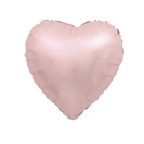 Retro Pink Heart Shape Helium Mylar Balloon